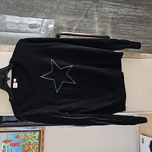 GAP xl black star sweater